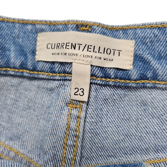Current/Elliot "The Boyfriend" Distressed Jeans Size 23 NWT  A0120 - Picture 11 of 13